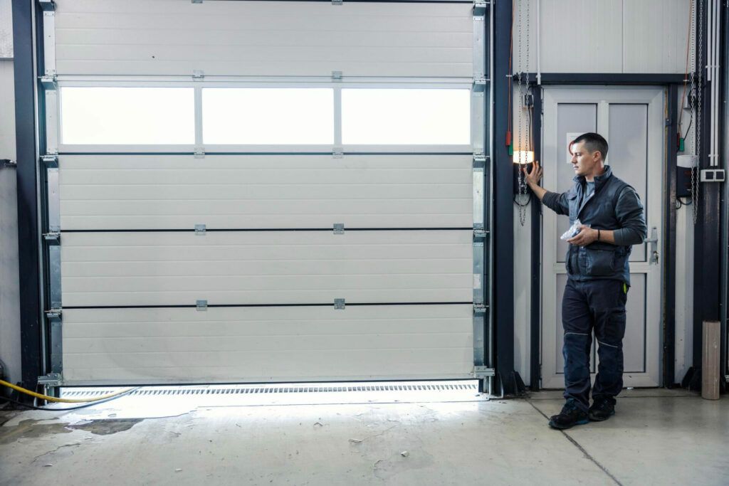 ouverture porte de garage interieur mathysen